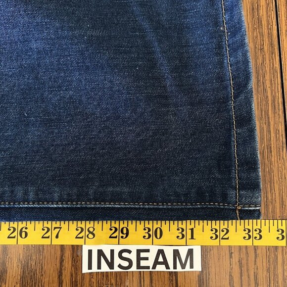 Tommy Hilfiger Women's Denim Jeans Size 11 Wide Leg Mid Rise Stretch Blue - Picture 8 of 10